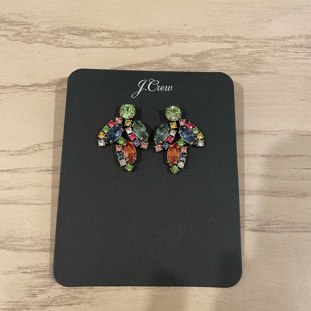 J. Crew statement earrings